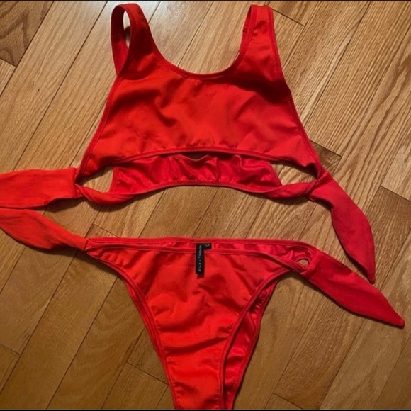 Kendall & Kylie sexy red bathing suit medium - Picture 5 of 6